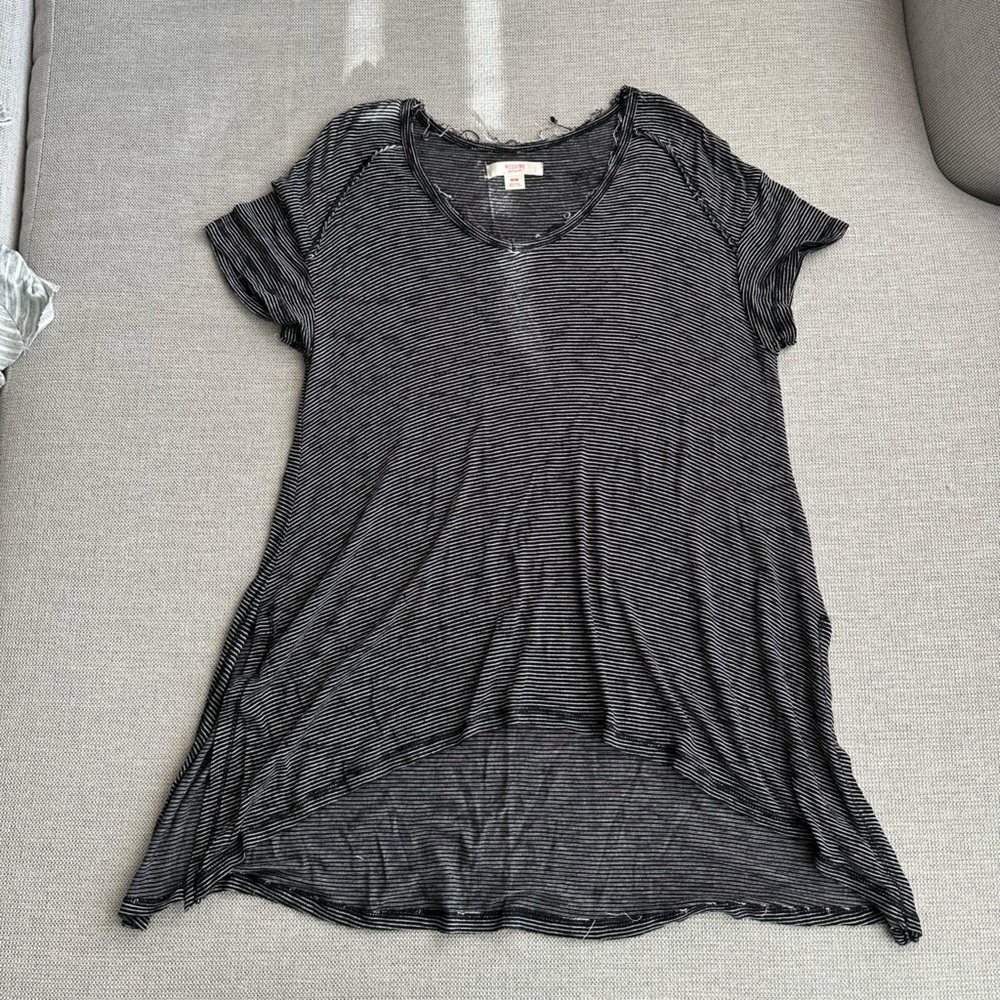 Mossimo Black and White Striped Top*